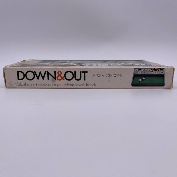 Down & Out Vintage 1979 Dice Game Model # 2231 Complete Adult Math Game Mag-Nif - Picture 9 of 10